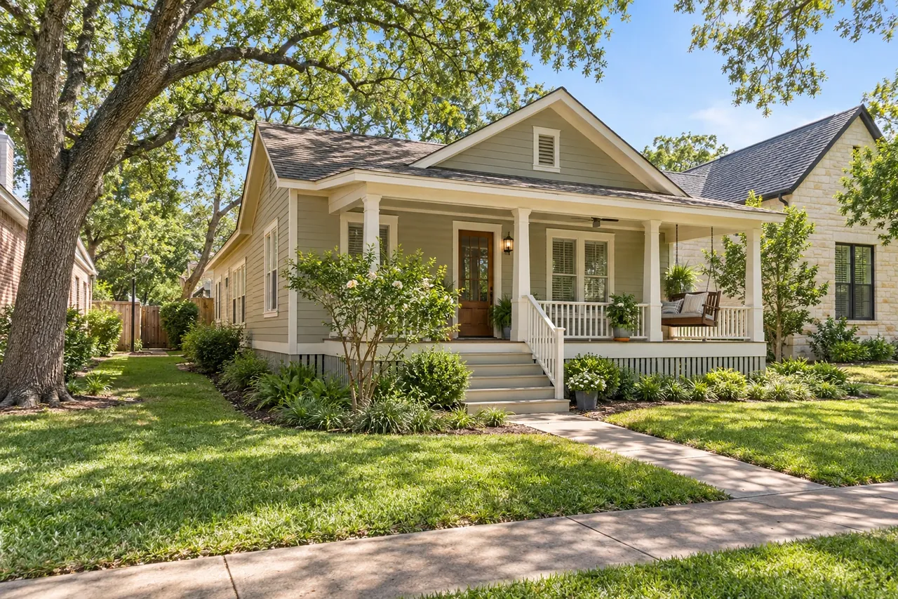 Older pier-and-beam cottage near Old Town Round Rock
