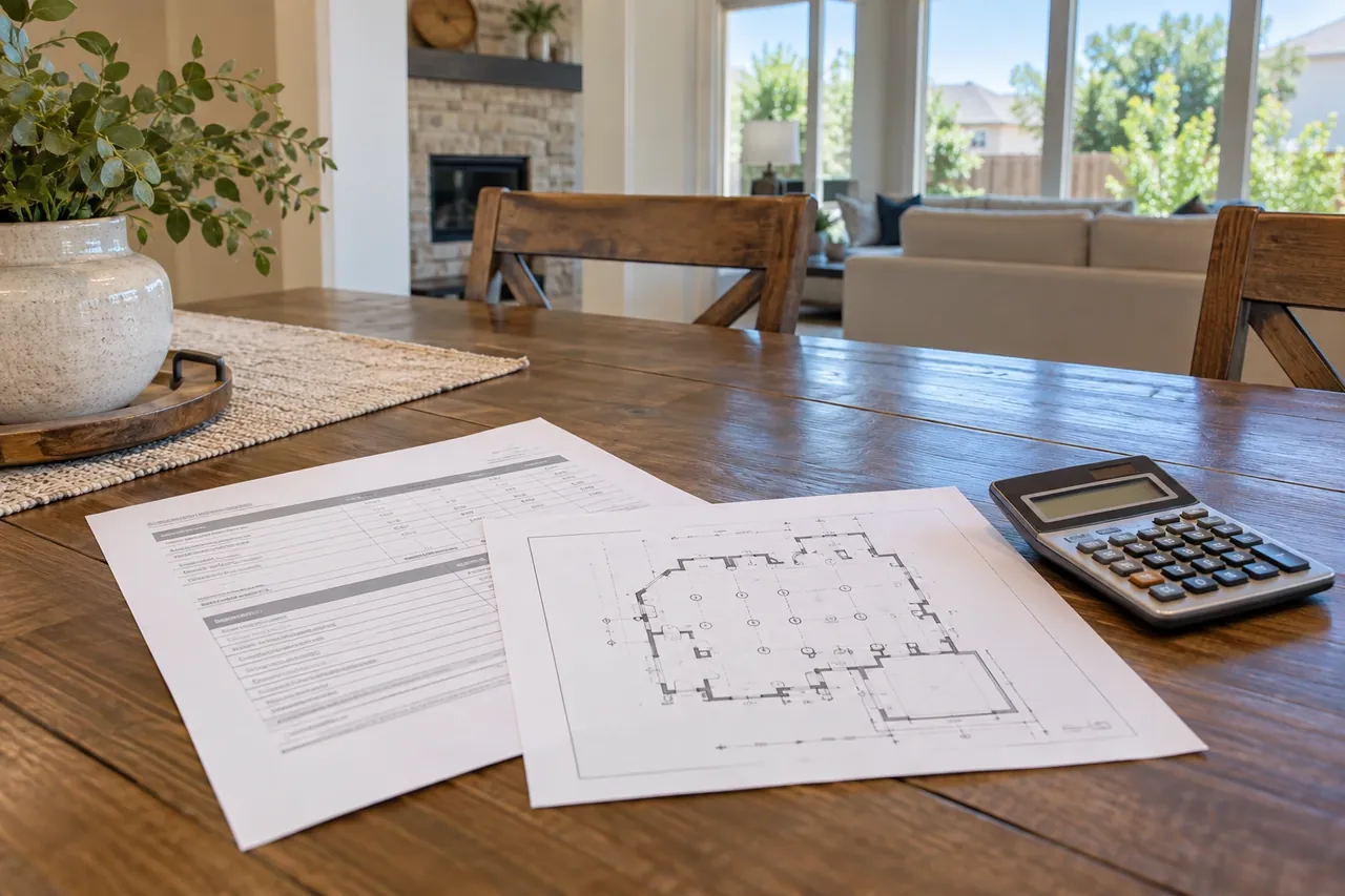 Written foundation repair estimate with a pier layout for a Round Rock home